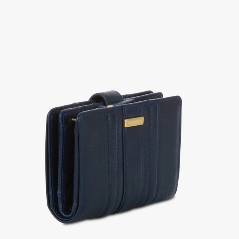 NWOT Brahmin Hannah Wallet, Anchor Mystic Navy Blue